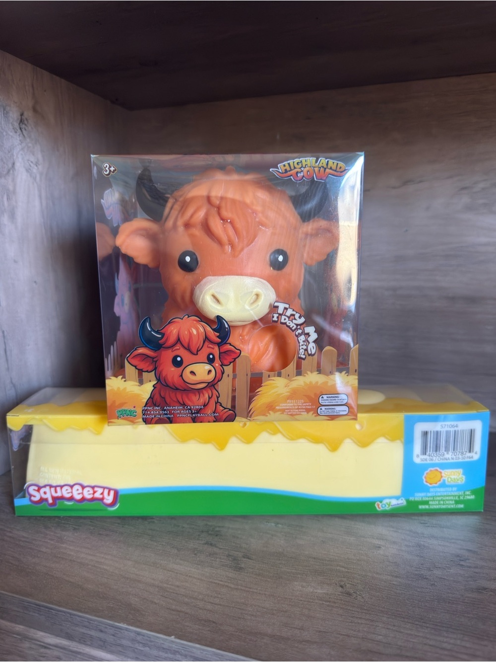 Viral Highland Cow & Butter Squishy Sensory Toy 🧈🐮